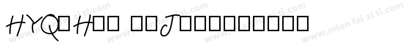HYQiHei 65Jttf字体转换